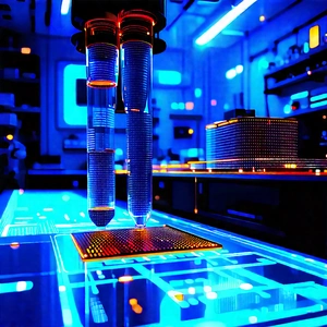 Healthcare Technology In Research Center With Image, There