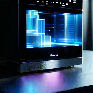 Innovative Smart Appliance Design With Small, Blue,