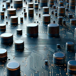 Close-up Of Sensor Array With Large Number