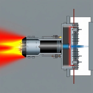 rocket engine shown drawing