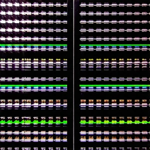 Close-up of sensor array