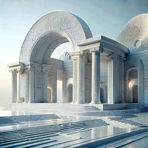 (digital:1.16) Transformation Visualization With Large, White,