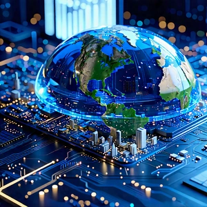 Tech Digital Art: Big data visualization