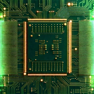 Circuit board with digital particles