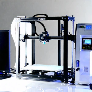 Tech Commercial Photography: 3d printer with laser scanning