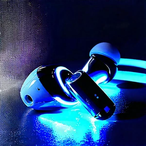 Wireless Earbuds With Streaming Content With Pair Blue