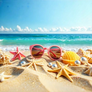 Lifestyle Product Photography: Beach Day During Holiday Season With Beautiful Beach