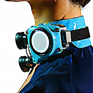 Tech Gouache Painting: Innovative wearable device (design:1.49)