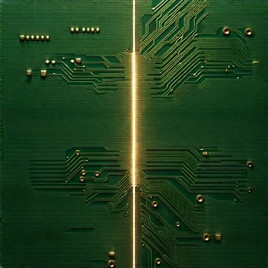 Circuit board with laser scanning