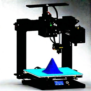 3d Printer With Digital Particles With Printer Process