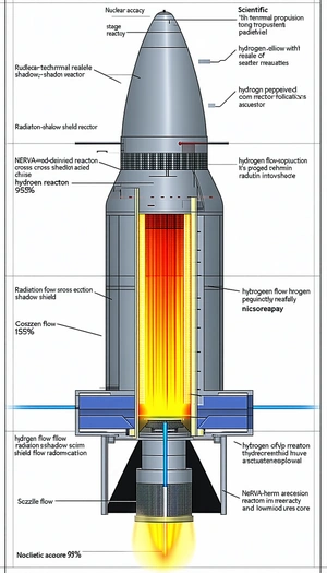 A Diagram Is Shown Of A Rocket Engine, With Various Parts Labeled