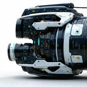 Innovative Communication Tool (design:1.36) With Futuristic-looking Camera