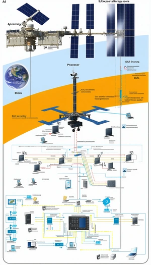 A Diagram Is Displayed On A Piece Of Paper, Showing The Various Components Of A Computer System