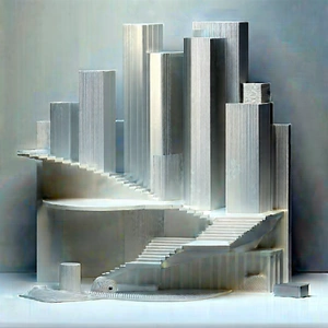 Financial Technology In Design Studio With Large White