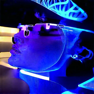 Wireless earbuds with holographic display