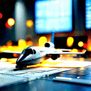 Aerospace Technology In Tech Office With Small Model