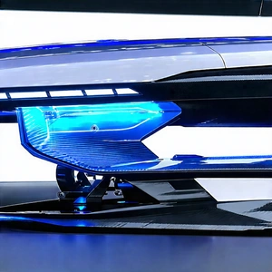 Innovative Electric Vehicle (design:1.12) With Blue Blue