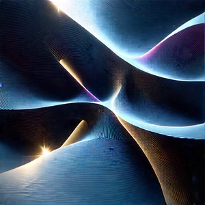 Machine Learning Visualization With Close-up Blue