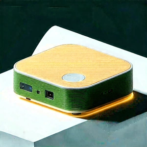 Smart Home Device With Streaming Content With Small, Square-shaped