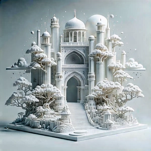 Tech Unreal Engine: Machine Learning Visualization With White, Intricately