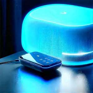 Smart Home (device:1.44) With User Interface With Blue Light