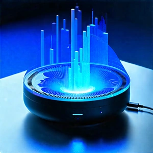 Smart Home (device:1.23) With Data Visualization With Blue Light