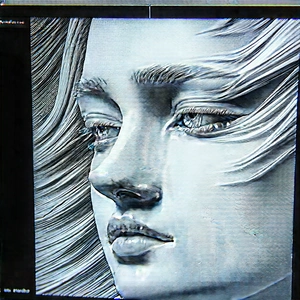 Tablet with (digital:1.43) artwork
