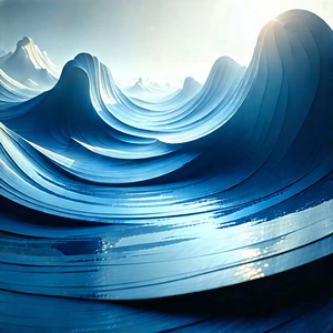 Abstract Tilt-Shift Photography: Wave propagation captured in abstract form