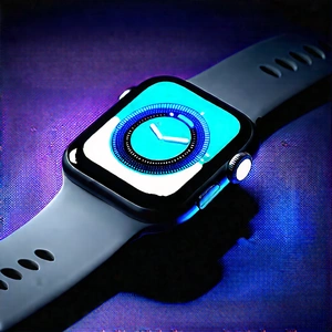 Smart watch with (digital:1.3) artwork