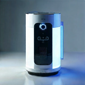 Innovative Smart Appliance Design With White Blue