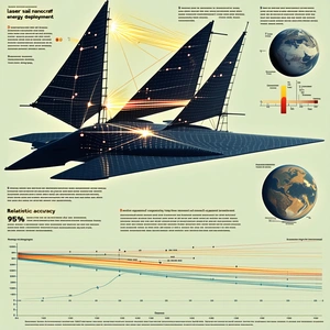 A Large Poster Is Displayed, Featuring A Solar Sailboat