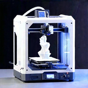 3d Printer With Data Streams With Printer Process