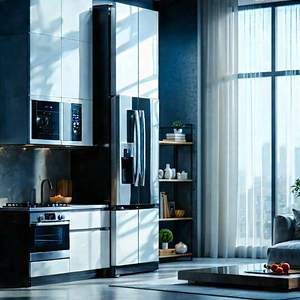 Innovative Smart Appliance Design With Large, Modern
