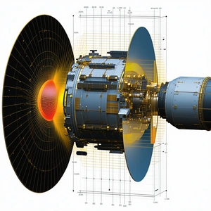 A Large Engine Is Shown In A 3d Model