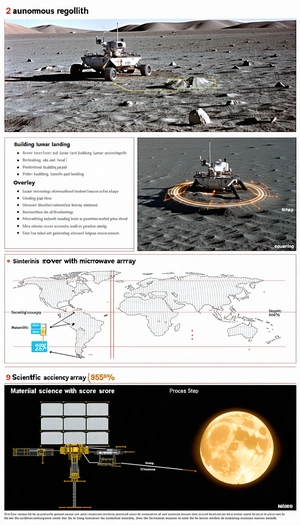 The Image Is A Series Of Diagrams And Text Describing The Process Of Building A Spacecraft