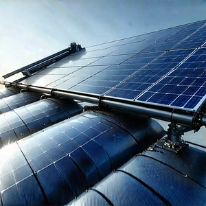 Innovative Renewable Energy (design:1.35) With Solar Panel