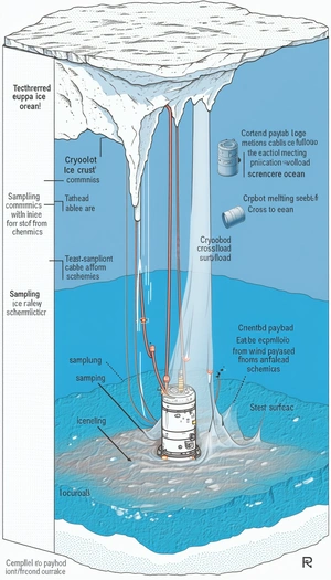The Image Is A Diagram Showing The Process Of How Ice Is Formed In The Ocean