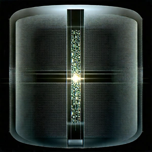 Tech Blender Artwork: Quantum computer with laser scanning