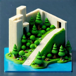 Digital Transformation Visualization With Green White