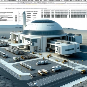 computer-generated (CGI) drawing large white