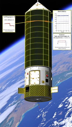 yellow spacecraft shown close-up view
