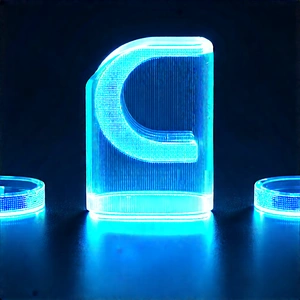 Innovative Medical Technology Design With Blue Lighted