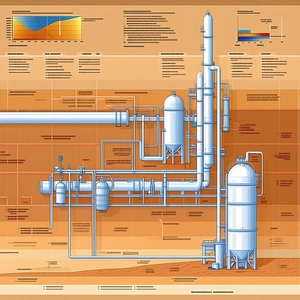 detailed diagram refinery