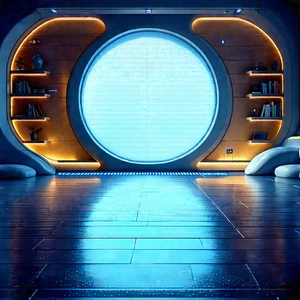 Futuristic Smart Home With Image, There