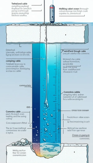 The Image Is A Diagram Showing The Different Layers Of The Ocean