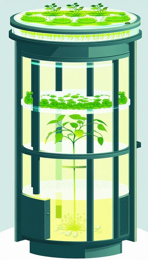 A Greenhouse With A Variety Of Plants Inside
