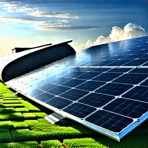 Innovative Renewable Energy Design With Large Solar