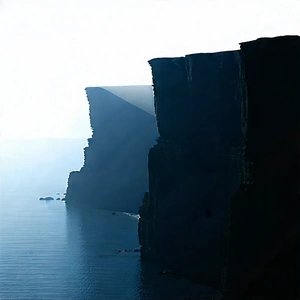 Nature Cinema 4D: Coastal cliff during foggy morning