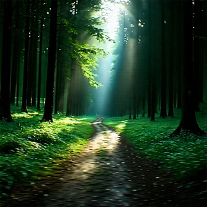 Nature Advertising Photography: Path through dense (forest:1.12)