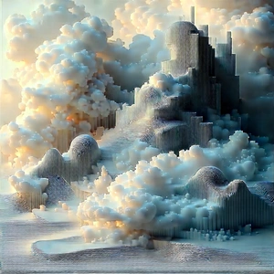 Cloud Computing Visualization With Image, There